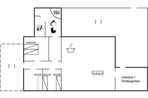 Foto 21 - Casa con 3 camere da letto a Vejers Strand con terrazza e sauna