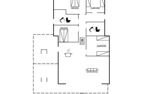 Foto 2 - Casa de 4 quartos em Væggerløse com terraço e banheira de hidromassagem