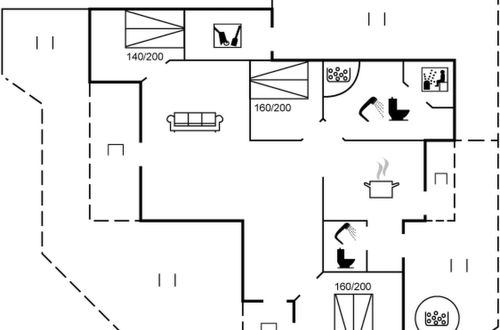 Foto 34 - Casa con 3 camere da letto a Rindby Strand con terrazza e sauna