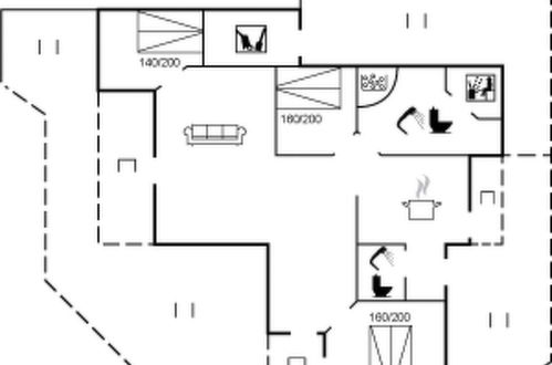 Foto 28 - Casa de 3 habitaciones en Rindby Strand con terraza y sauna