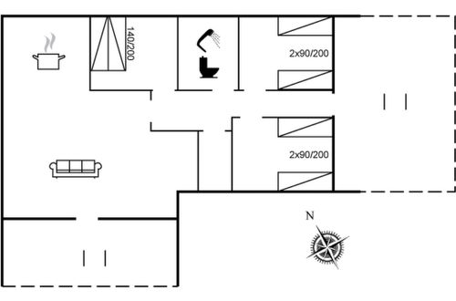 Foto 13 - Casa con 3 camere da letto a Klitmøller con terrazza