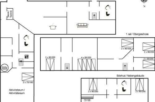 Foto 41 - Casa con 9 camere da letto a Harboøre con terrazza e sauna