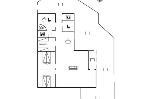 Foto 2 - Casa de 3 quartos em Hvide Sande com terraço e sauna