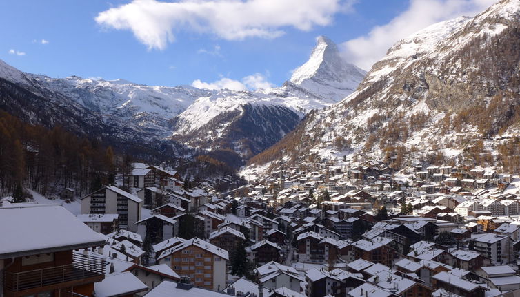 Foto 1 - Casa de 4 quartos em Zermatt com piscina e vista para a montanha