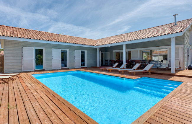 Casa de 6 quartos em Vensac com piscina privada e jardim - Foto 2