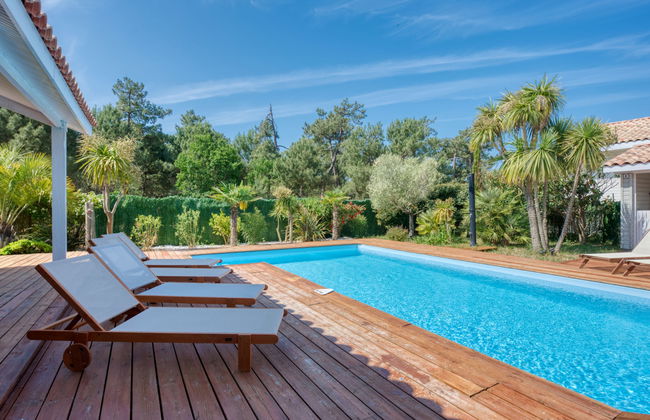 Casa de 6 quartos em Vensac com piscina privada e jardim - Foto 21