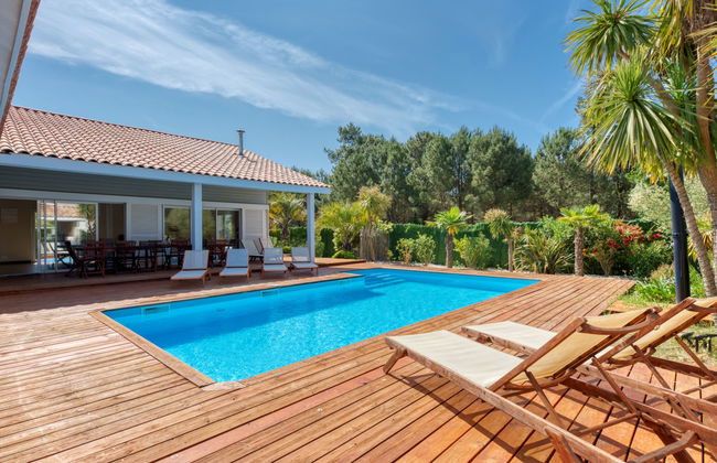 Casa de 6 quartos em Vensac com piscina privada e jardim - Foto 1