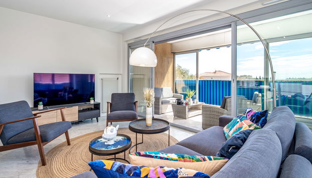 Apartamento de 3 quartos em Cannes com piscina e terraço - Foto 2