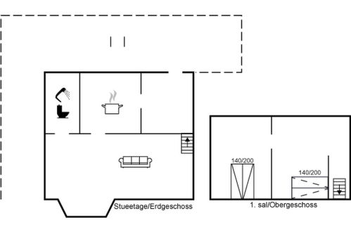 Foto 21 - Casa de 2 quartos em Asaa com terraço