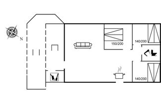 Foto 2 - Casa de 3 quartos em Løkken com terraço