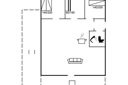 Foto 30 - Casa de 3 quartos em Løkken com terraço