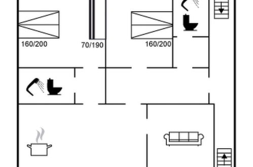 Foto 15 - Apartamento de 2 quartos em Løkken