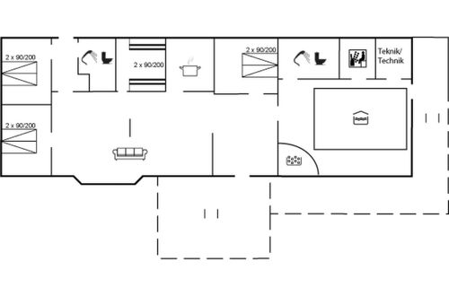 Photo 2 - Maison de 4 chambres à Løkken avec piscine privée et terrasse