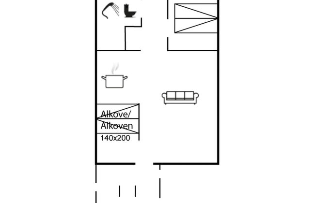 Apartamento de 1 quarto em Løkken com piscina e terraço - Foto 2