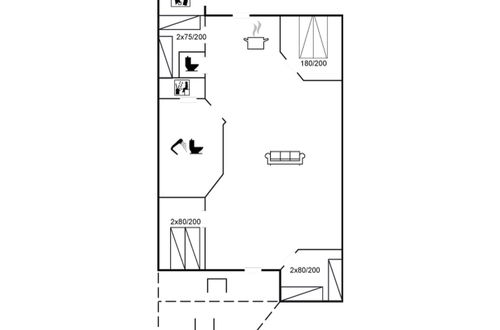 Foto 2 - Casa de 4 quartos em Hasle com terraço e sauna