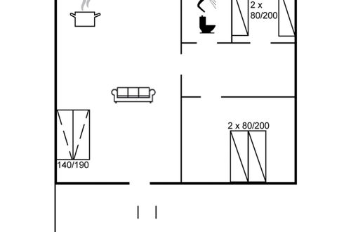 Foto 2 - Apartamento de 2 quartos em Allinge com piscina e terraço
