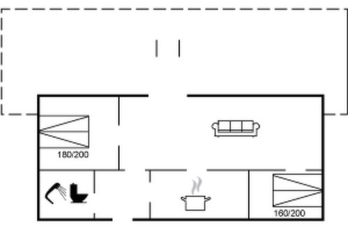 Foto 20 - Appartamento con 2 camere da letto a Nexø con terrazza