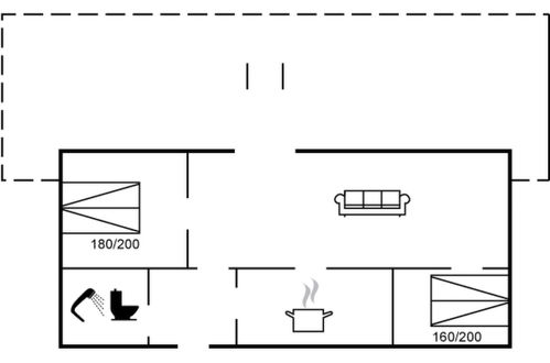 Foto 20 - Apartamento de 2 quartos em Nexø com terraço