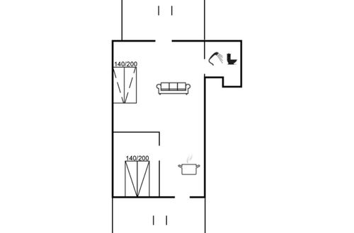 Foto 2 - Apartment mit 1 Schlafzimmer in Aakirkeby mit schwimmbad und terrasse
