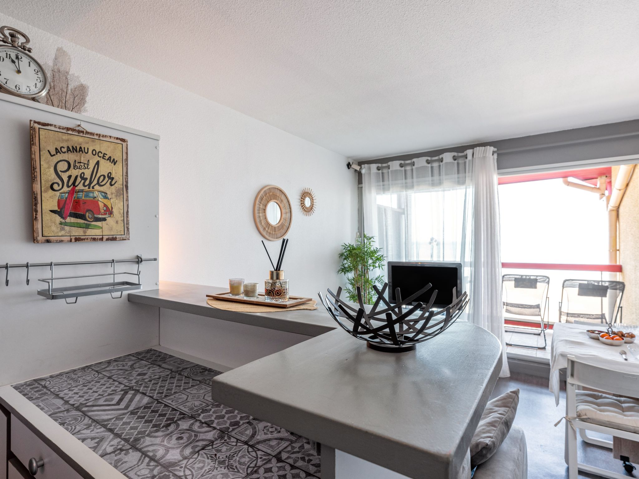 Foto 11 - Appartamento con 1 camera da letto a Lacanau con vista mare
