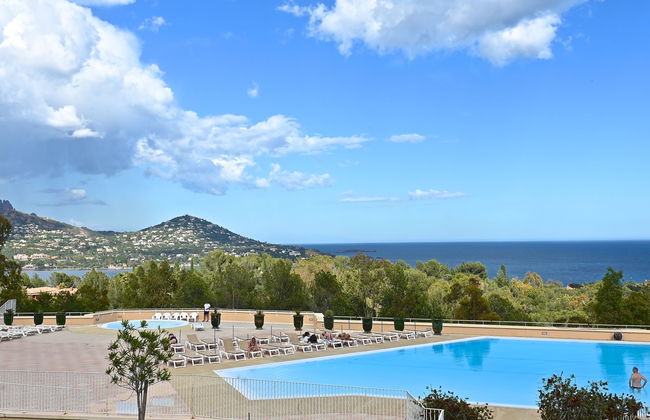 Apartamento de 1 quarto em Saint-Raphaël com piscina e jardim - Foto 48