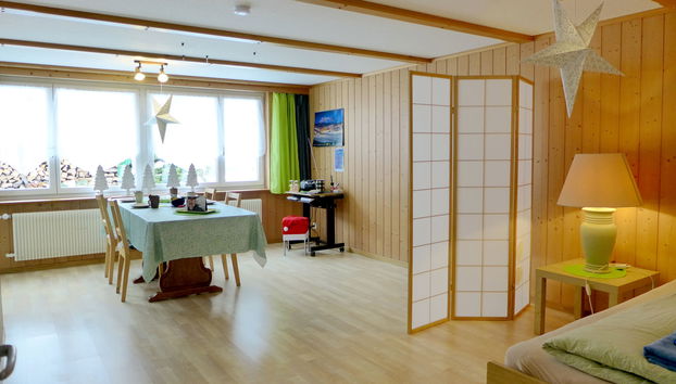 Apartamento de 2 quartos em Lauterbrunnen com jardim e terraço - Foto 3