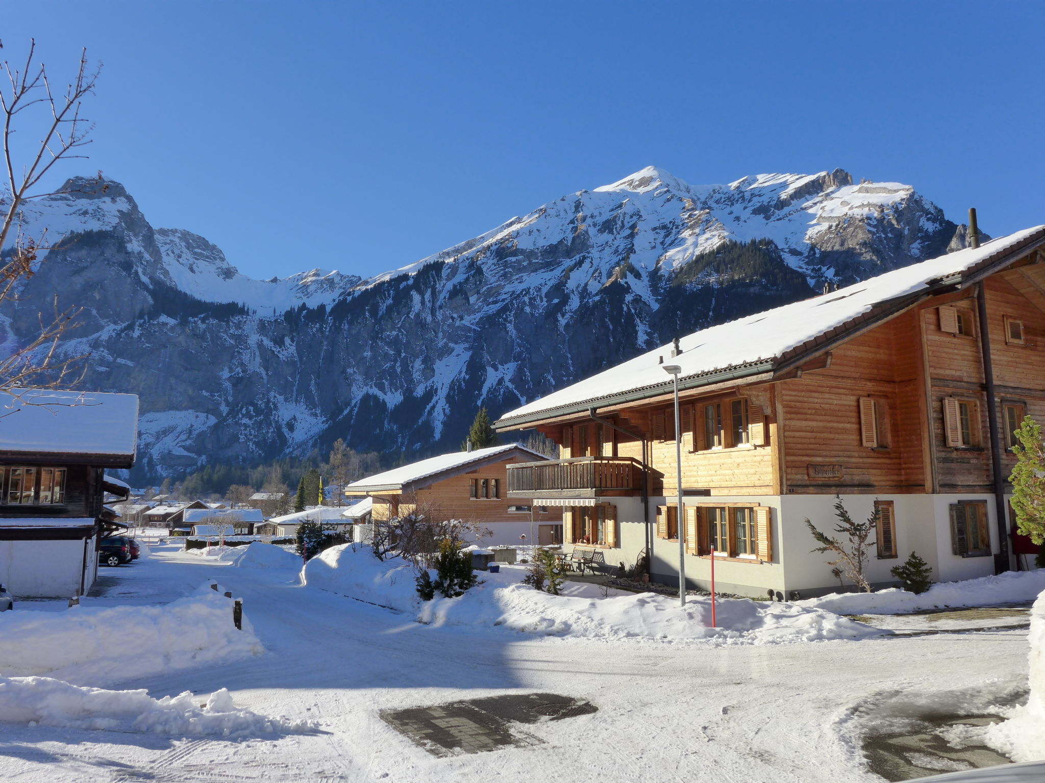 Foto 20 - Appartamento con 2 camere da letto a Kandersteg con vista sulle montagne