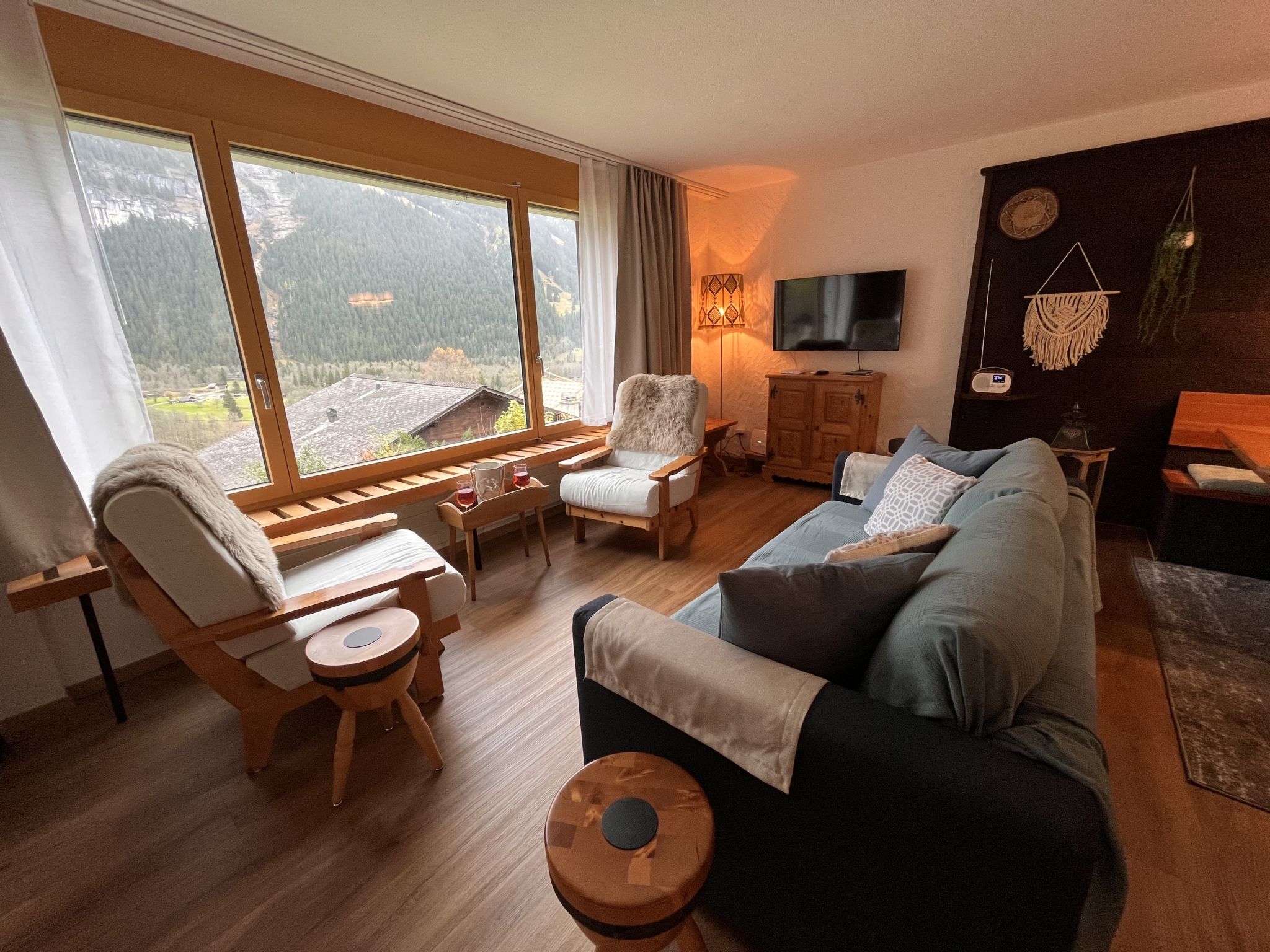 Foto 9 - Appartamento con 1 camera da letto a Grindelwald con vista sulle montagne
