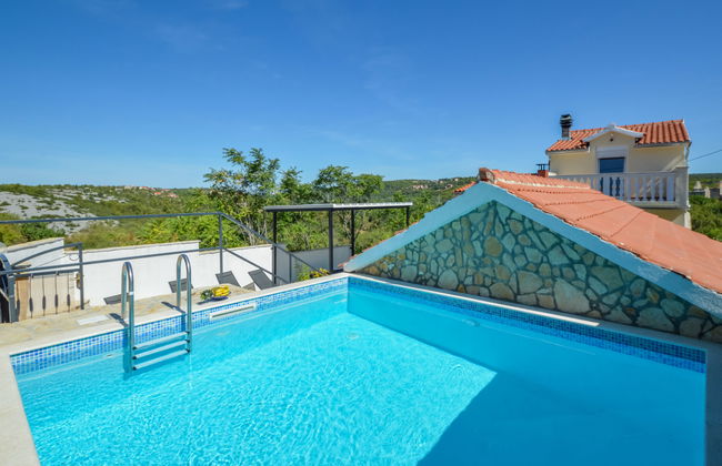 Casa de 3 quartos em Skradin com piscina privada e jardim - Foto 16