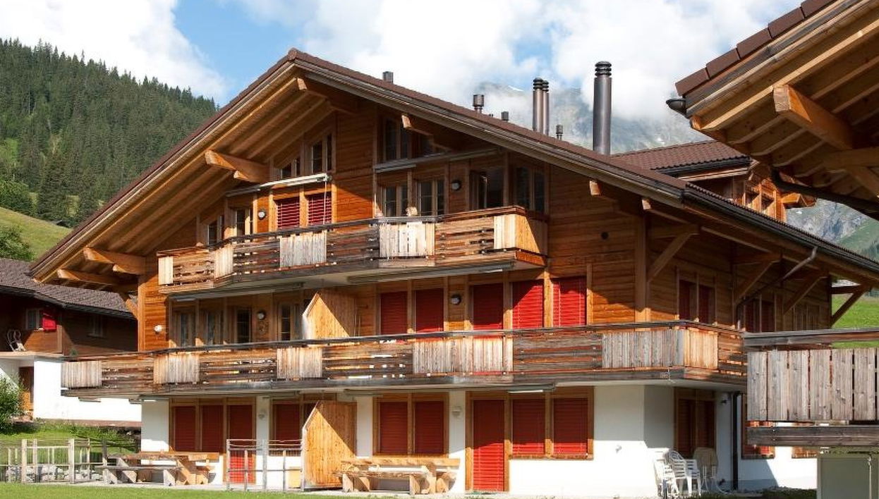 Apartment mit 2 Schlafzimmern in Adelboden mit garten - Foto 1