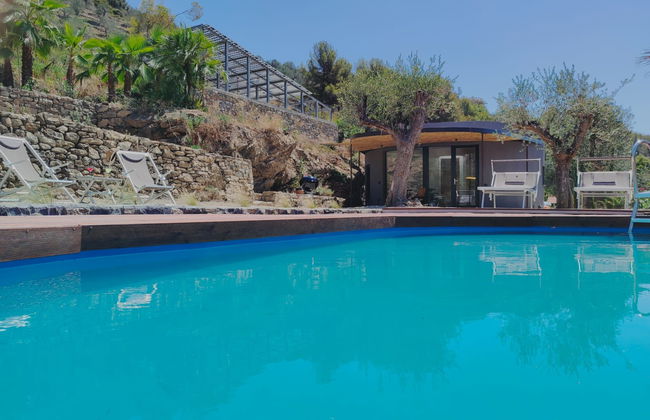 Casa de 1 quarto em Civezza com piscina privada e jardim - Foto 3
