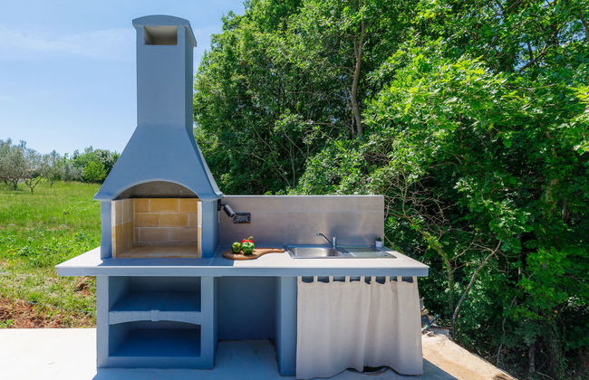 Apartamento de 3 quartos em Žminj com piscina privada e jardim - Foto 27