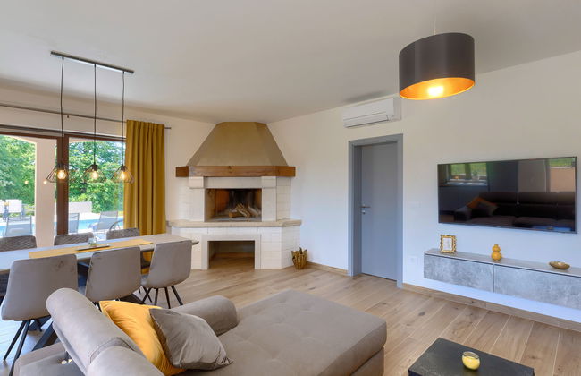 Apartamento de 3 quartos em Žminj com piscina privada e jardim - Foto 12