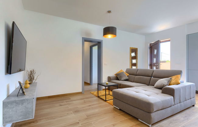 Apartamento de 3 quartos em Žminj com piscina privada e jardim - Foto 6