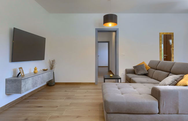 Apartamento de 3 quartos em Žminj com piscina privada e jardim - Foto 3