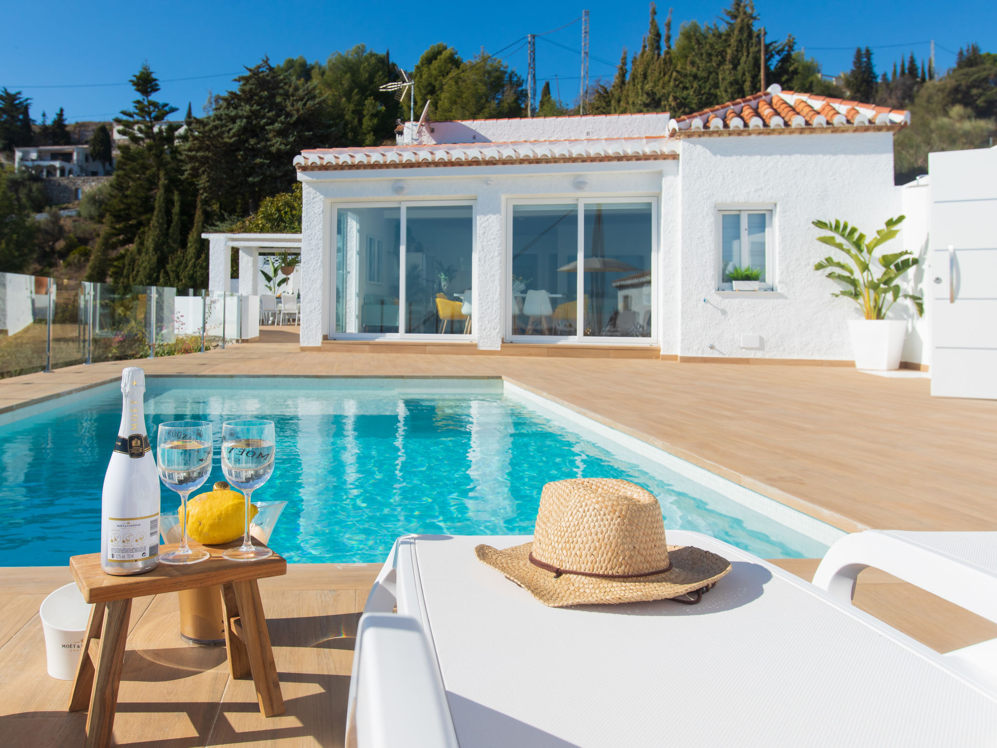 Foto 1 - Casa de 3 habitaciones en Almuñécar con piscina privada y vistas al mar