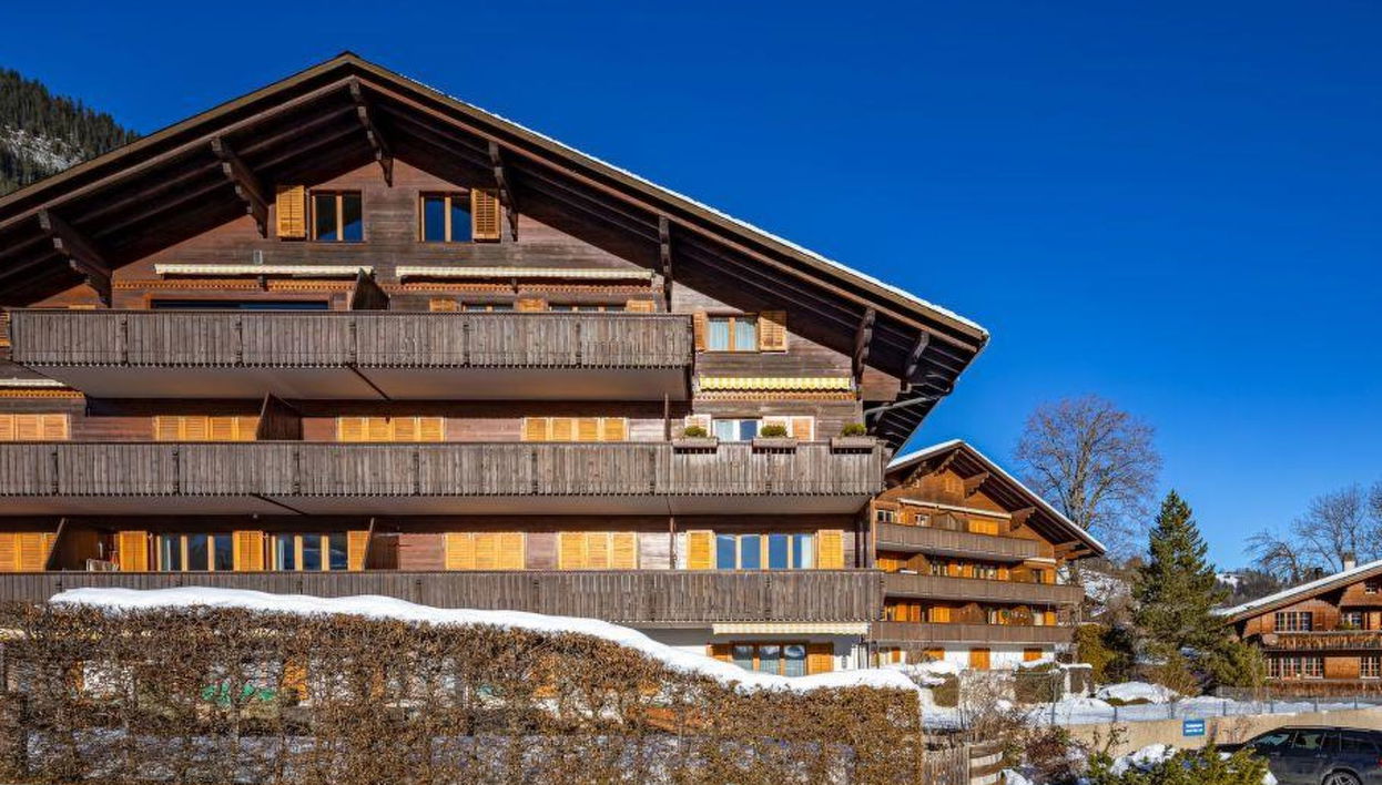 Apartment mit 1 Schlafzimmer in Zweisimmen - Foto 1