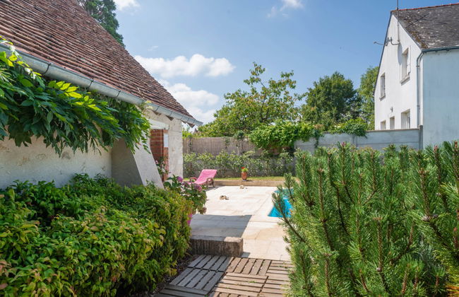 Casa de 4 quartos em Saint-Denis-sur-Loire com piscina privada e jardim - Foto 28