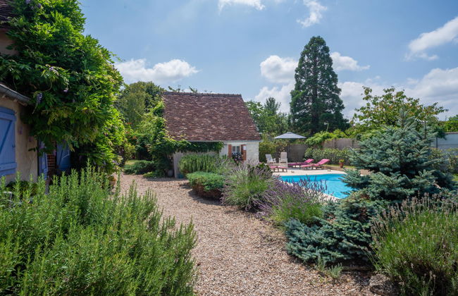 Casa de 4 quartos em Saint-Denis-sur-Loire com piscina privada e jardim - Foto 26
