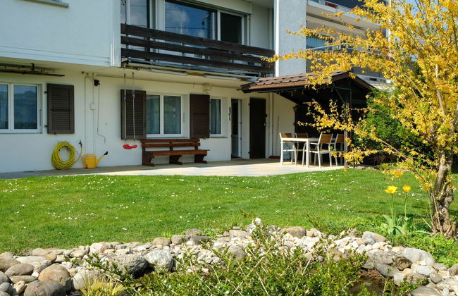 Apartamento de 1 quarto em Spiez com jardim - Foto 1