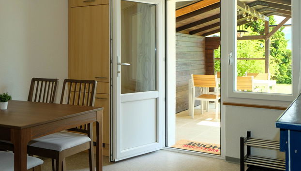Apartment mit 1 Schlafzimmer in Spiez mit garten - Foto 4