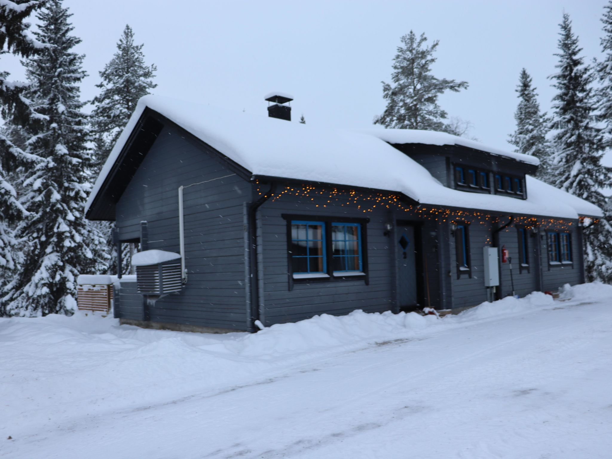 Foto 1 - Haus mit 1 Schlafzimmer in Puolanka mit sauna und blick auf die berge