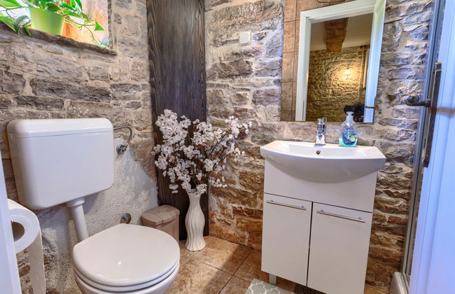 Casa de 4 quartos em Pazin com piscina privada e jardim - Foto 35