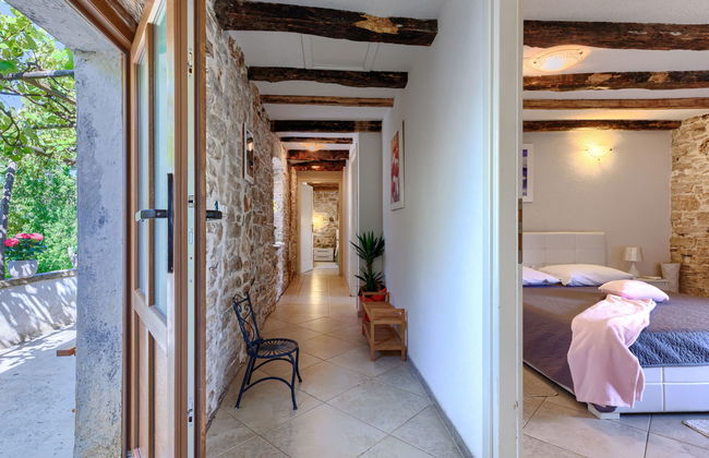 Casa de 4 quartos em Pazin com piscina privada e jardim - Foto 22