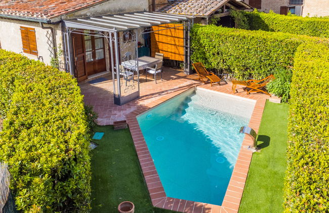 Casa de 2 quartos em Poggibonsi com piscina privada e jardim - Foto 35