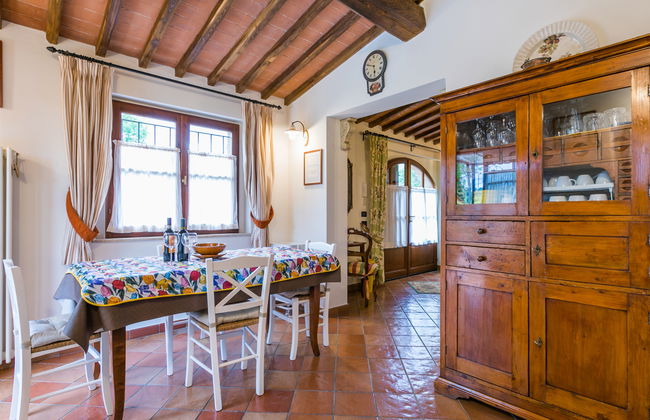 Casa de 2 quartos em Poggibonsi com piscina privada e jardim - Foto 11