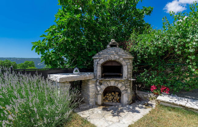 Casa de 5 quartos em Raša com piscina privada e jardim - Foto 40