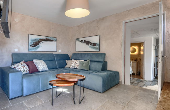 Casa de 5 quartos em Raša com piscina privada e jardim - Foto 49