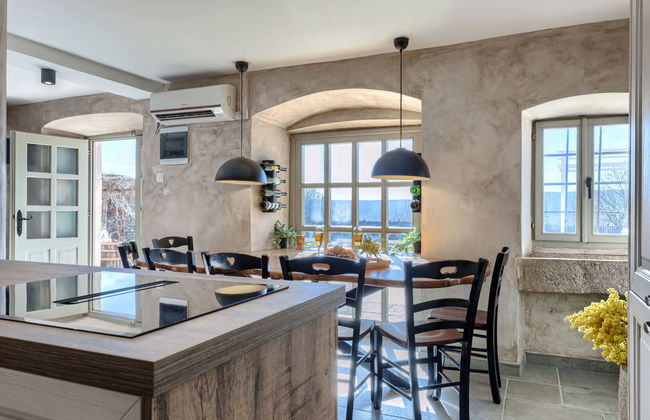 Casa de 5 quartos em Raša com piscina privada e jardim - Foto 50
