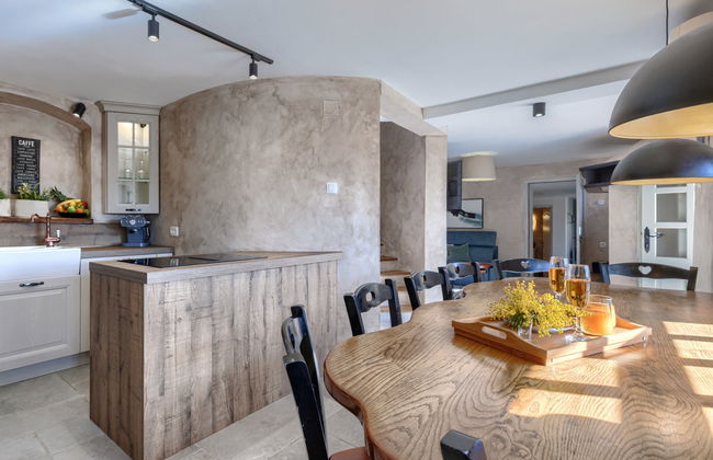 Casa de 5 quartos em Raša com piscina privada e jardim - Foto 16